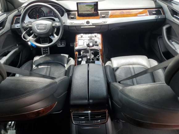 2013 Audi A8 4.0L with VIN WAUA2AFD3DN026967, listed as a Copart auction lot 60800425 with 87,836 mi miles and Salvage title. Bid and sale history available at DreamBid. Image 8.