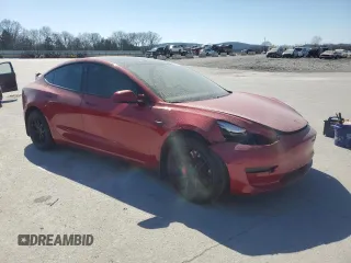2021 Tesla Model 3 Performance with VIN 5YJ3E1EC9MF013392, listed as a Copart auction lot 48488125 with 55,402 mi miles and Salvage Title. Bid and sale history available at DreamBid. Image 4.