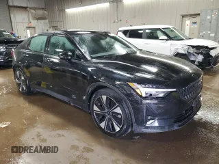 2023 Polestar 2 with VIN YSMED3KAXPL157372, listed as a Copart auction lot 52174535 with 91,033 mi miles and Salvage Title. Bid and sale history available at carsss.com. Image 4.