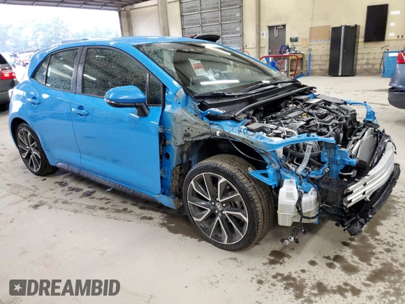 2022 Toyota Corolla Hatchback XSE with VIN JTNC4MBE0N3173052, listed as a Copart auction lot 63792534 with 26,314 mi miles and Salvage Title. Bid and sale history available at carsss.com. Image 4.
