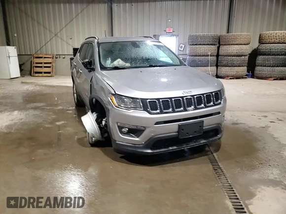 2018 Jeep Compass Latitude with VIN 3C4NJDBB9JT484232, listed as a Copart auction lot 50371705 with 77,464 mi miles and Salvage Title. Bid and sale history available at DreamBid. Image 11.