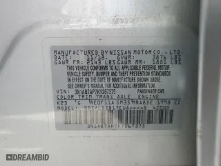 2019 Nissan Sentra S with VIN 3N1AB7AP7KY267375, listed as a Copart auction lot 46686645 with 81,036 mi miles and Salvage Title. Bid and sale history available at carsss.com. Image 14.