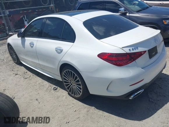 2023 Mercedes-Benz C 300 with VIN W1KAF4GB9PR090892, listed as a IAAI auction lot 42147894 with 48,792 mi miles and . Bid and sale history available at DreamBid. Image 3.