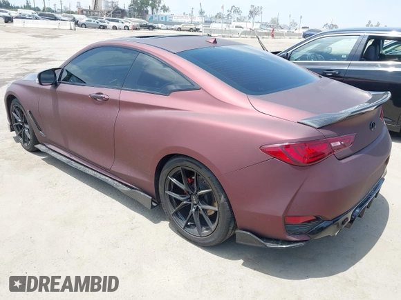 2017 Infiniti Q60 Premium with VIN JN1CV7EK0HM110992, listed as a IAAI auction lot 42561643 with 65,928 mi miles and . Bid and sale history available at DreamBid. Image 3.
