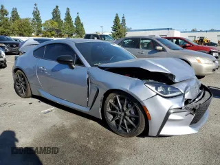 2022 Toyota GR86 Premium with VIN JF1ZNBE12N9753110, listed as a Copart auction lot 87231314 with 27,069 mi miles and Salvage Title. Bid and sale history available at carsss.com. Image 4.