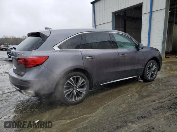 2020 Acura MDX w/Technology Pkg with VIN 5J8YD4H54LL051102, listed as a Copart auction lot 52684135 with 58,330 mi miles and Salvage Title. Bid and sale history available at carsss.com. Image 3.