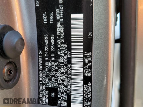 2017 Lexus NX 200t с VIN JTJBARBZ9H2106370, выставлен на аукционе Copart как лот 59865075 с пробегом 70 676 миль миль и Списание • Salvage title. История ставок и продаж доступна на DreamBid. Изображение 15.