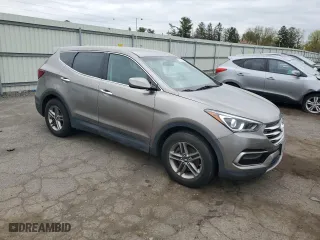 2017 Hyundai Santa Fe Sport 2.4L with VIN 5XYZTDLB1HG418494, listed as a Copart auction lot 53933345 with 120,282 mi miles and Salvage Title. Bid and sale history available at carsss.com. Image 4.