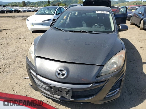 2010 Mazda 3 S Sport with VIN JM1BL1H62A1282524, listed as a Copart auction lot 52634525 with 149,301 mi miles and Salvage Title. Bid and sale history available at DreamBid. Image 5.