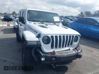 2021 Jeep Wrangler Unlimited Rubicon with VIN 1C4HJXFG6MW539822, listed as a IAAI auction lot 41446939 with 60,857 mi miles. Bid and sale history available at carsss.com. Image 1.
