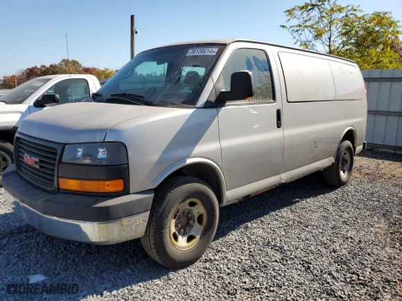 2007 GMC Savana Cargo Van with VIN 1GTGG25U171170258, listed as a Copart auction lot 76138614 with 113,364 mi miles and Clean Title. Bid and sale history available at carsss.com. Image 1.