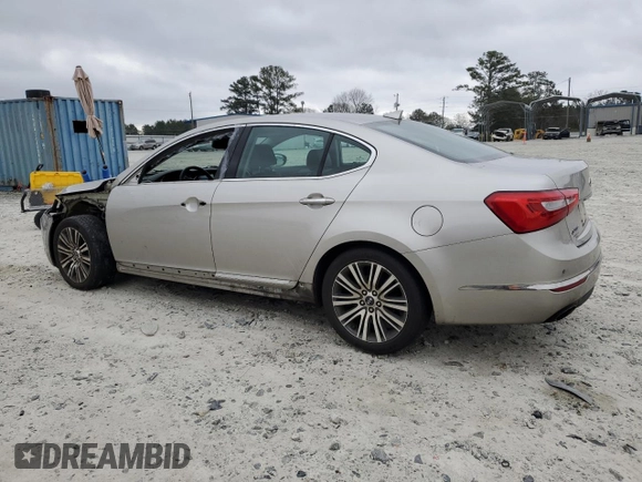 2014 Kia Cadenza Premium with VIN KNALN4D75E5120252, listed as a Copart auction lot 44543654 with 188,338 mi miles and Non Repairable. Bid and sale history available at carsss.com. Image 2.