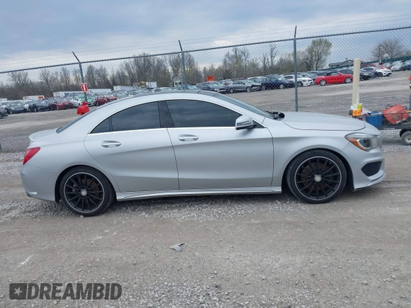 2015 Mercedes-Benz CLA 250 with VIN WDDSJ4GB0FN180649, listed as a IAAI auction lot 41886351 with 160,262 mi miles and . Bid and sale history available at DreamBid. Image 13.