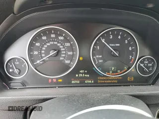 2015 BMW 3 Series 320i with VIN WBA3B1G55FNT64017, listed as a Copart auction lot 50807865 with 46,703 mi miles and Salvage Title. Bid and sale history available at carsss.com. Image 9.