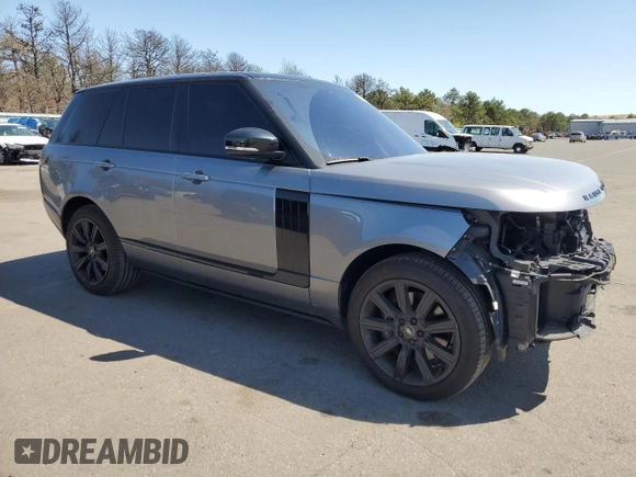 2022 Land Rover Range Rover Westminster with VIN SALGS2RU0NA460358, listed as a Copart auction lot 54783385 with 28,926 mi miles and Salvage title. Bid and sale history available at DreamBid. Image 4.