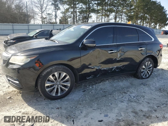 2016 Acura MDX w/Tech with VIN 5FRYD3H44GB008791, listed as a Copart auction lot 49749065 with 141,170 mi miles and Salvage Title. Bid and sale history available at carsss.com. Image 1.