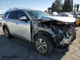 2024 Nissan Pathfinder SL with VIN 5N1DR3CA8RC228316, listed as a Copart auction lot 87428414 with 11,125 mi miles and Salvage Title. Bid and sale history available at carsss.com. Image 4.