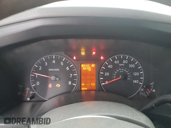 2013 Nissan NV SV with VIN 1N6BF0LY9DN106025, listed as a Copart auction lot 87444994 with 150,725 mi miles and Salvage title. Bid and sale history available at DreamBid. Image 9.