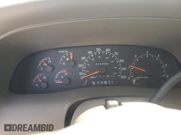 2001 Ford Excursion Special Serv z VIN 1FMNU40L91EB17507, wystawiony jako Copart lot #77062104 z przebiegiem 213 599 mil mil oraz Szkoda całkowita • Salvage title. Historia ofert i sprzedaży dostępna na DreamBid. Obrazek 9.