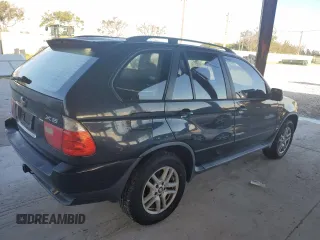 2005 BMW X5 3.0i with VIN 5UXFA13555LY14993, listed as a Copart auction lot 74434944 with 145,021 mi miles and Clean Title. Bid and sale history available at carsss.com. Image 3.