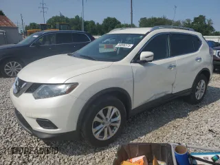 2016 Nissan Rogue SV z VIN KNMAT2MV3GP636362, wystawiony jako Copart lot #59096375 z przebiegiem 116 970 mil mil oraz Szkoda całkowita • Salvage title. Historia ofert i sprzedaży dostępna na DreamBid. Obrazek 1.
