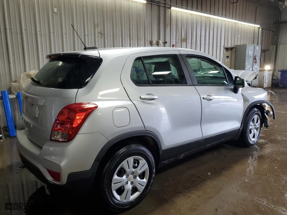 2018 Chevrolet Trax LS with VIN KL7CJKSB8JB602460, listed as a Copart auction lot 49741845 with 62,870 mi miles and Salvage Title. Bid and sale history available at carsss.com. Image 3.