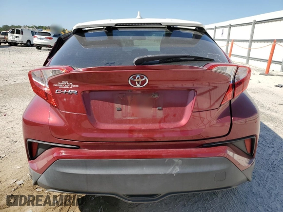 2018 Toyota C-HR XLE with VIN JTNKHMBXXJ1007208, listed as a Copart auction lot 53665535 with 75,036 mi miles and Salvage Title. Bid and sale history available at DreamBid. Image 6.