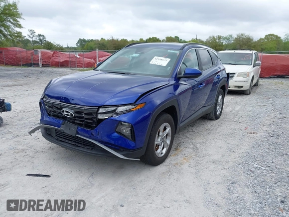 2024 Hyundai Tucson SEL with VIN 5NMJBCDE9RH348317, listed as a IAAI auction lot 41958633 with 27,494 mi miles. Bid and sale history available at carsss.com. Image 18.