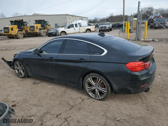 2017 BMW 4 Series 430i with VIN WBA4F7C50HG786401, listed as a Copart auction lot 45880585 with 101,579 mi miles and Salvage Title. Bid and sale history available at carsss.com. Image 2.