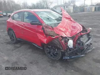 2022 Honda HR-V Sport with VIN 3CZRU6H18NM721614, listed as a IAAI auction lot 41744285 with 1 mi miles. Bid and sale history available at carsss.com. Image 1.