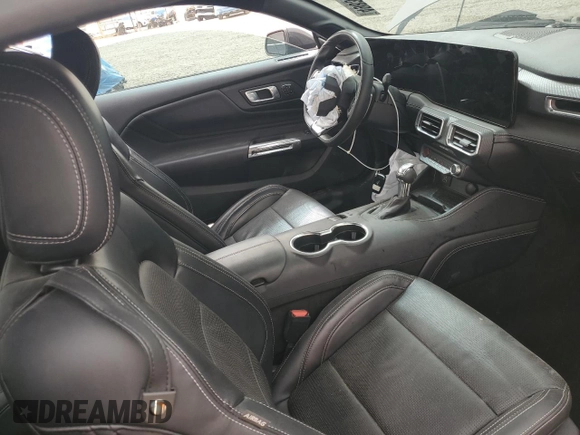 2024 Ford Mustang GT with VIN 1FA6P8CF8R5420289, listed as a Copart auction lot 49837415 with 19,636 mi miles and Salvage title. Bid and sale history available at DreamBid. Image 8.