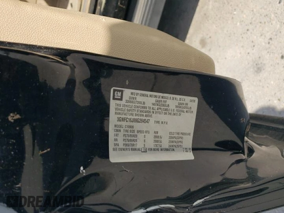 2008 Chevrolet Suburban 3LT z VIN 3GNFC16J88G284547, wystawiony jako Copart lot #58134855 z przebiegiem 198 065 mil mil oraz Szkoda całkowita • Salvage title. Historia ofert i sprzedaży dostępna na DreamBid. Obrazek 13.