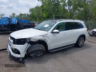 2021 Mercedes-Benz GLS 450 with VIN 4JGFF5KE3MA381420, listed as a IAAI auction lot 42055956 with 57,268 mi miles and . Bid and sale history available at DreamBid. Image 12.