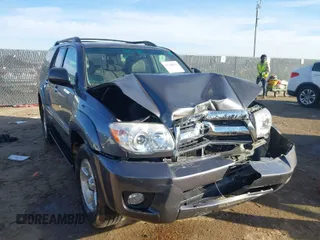 2007 Toyota 4Runner SR5 with VIN JTEZU14R078079588, listed as a IAAI auction lot 41348870 with 183,655 mi miles. Bid and sale history available at carsss.com. Image 1.