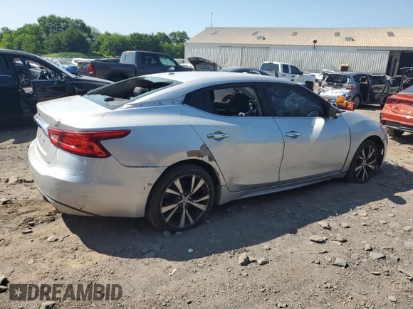 2017 Nissan Maxima SV with VIN 1N4AA6AP4HC418058, listed as a Copart auction lot 60500965 with 154,308 mi miles and Salvage title. Bid and sale history available at DreamBid. Image 3.