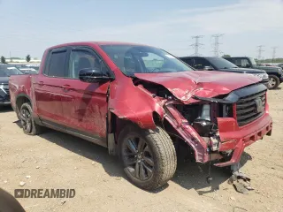 2021 Honda Ridgeline Sport with VIN 5FPYK3F10MB017541, listed as a Copart auction lot 60257215 with 12,227 mi miles and Salvage title. Bid and sale history available at DreamBid. Image 4.