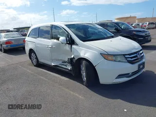 2016 Honda Odyssey EX-L z VIN 5FNRL5H69GB067759, wystawiony jako IAAI lot #42218272 z przebiegiem 80 955 mil mil oraz . Historia ofert i sprzedaży dostępna na DreamBid. Obrazek 1.