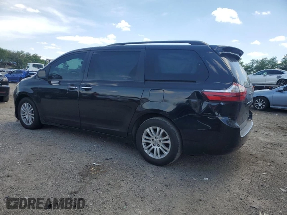 2017 Toyota Sienna XLE Auto Access Seat with VIN 5TDYZ3DC3HS782169, listed as a Copart auction lot 57553375 with 133,679 mi miles and Salvage title. Bid and sale history available at DreamBid. Image 2.