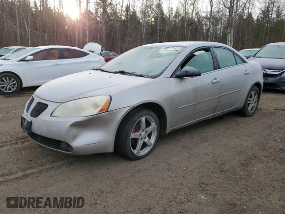 2006 Pontiac G6 6-Cyl with VIN 1G2ZG558X64155028, listed as a Copart auction lot 48015165 with 198,574 mi miles and Clean Title. Bid and sale history available at carsss.com. Image 1.
