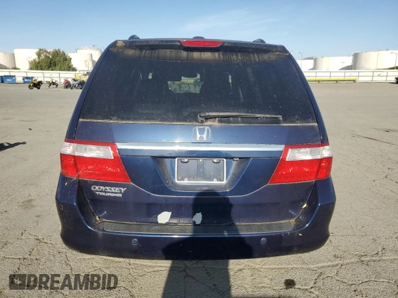 2006 Honda Odyssey TOURING with VIN 5FNRL38816B078582, listed as a Copart auction lot 54166865 with 193,815 mi miles and Clean Title. Bid and sale history available at carsss.com. Image 6.