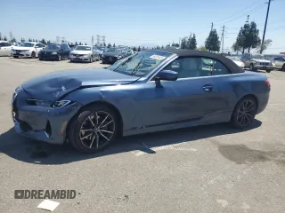 2024 BMW 4 Series 430i z VIN WBA23AT05RCP03975, wystawiony jako Copart lot #56381405 z przebiegiem Nie podano mil oraz Szkody całkowita. Historia ofert i sprzedaży dostępna na DreamBid. Obrazek 1.