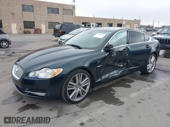 2010 Jaguar XF Supercharged with VIN SAJWA0HE8AMR78233, listed as a IAAI auction lot 41658411 with 69,158 mi miles. Bid and sale history available at carsss.com. Image 2.