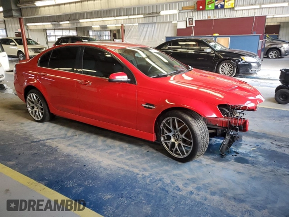 2009 Pontiac G8 GT with VIN 6G2EC57Y89L196777, listed as a Copart auction lot 41390715 with 107,075 mi miles and Salvage Title. Bid and sale history available at carsss.com. Image 4.