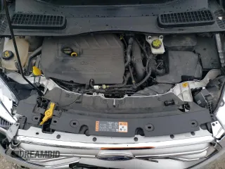 2017 Ford Escape Titanium with VIN 1FMCU0JD5HUB08102, listed as a Copart auction lot 49502525 with 45,383 mi miles and Salvage Title. Bid and sale history available at carsss.com. Image 11.