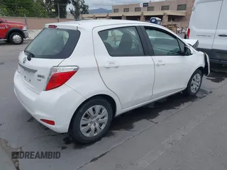 2012 Toyota Yaris L with VIN JTDKTUD38CD513912, listed as a IAAI auction lot 42131567 with 133,664 mi miles. Bid and sale history available at carsss.com. Image 4.