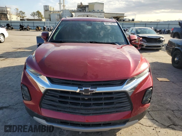 2021 Chevrolet Blazer LT with VIN 3GNKBDR44MS546502, listed as a Copart auction lot 88414615 with 55,533 mi miles and Salvage title. Bid and sale history available at DreamBid. Image 5.