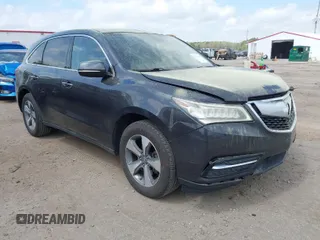 2016 Acura MDX with VIN 5FRYD3H23GB014967, listed as a IAAI auction lot 41929935 with 256,698 mi miles. Bid and sale history available at carsss.com. Image 1.