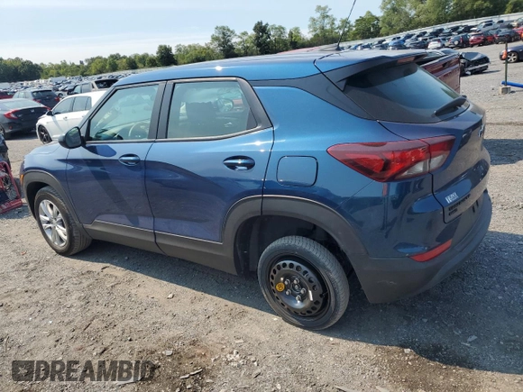 2021 Chevrolet TrailBlazer LS with VIN KL79MNSL4MB123663, listed as a Copart auction lot 69969144 with 30,519 mi miles and Salvage Title. Bid and sale history available at DreamBid. Image 2.