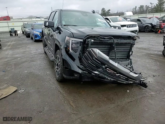2024 GMC Sierra 1500 AT4 with VIN 3GTUUEE81RG318526, listed as a Copart auction lot 45083565 with 4,394 mi miles and Salvage Title. Bid and sale history available at carsss.com. Image 10.