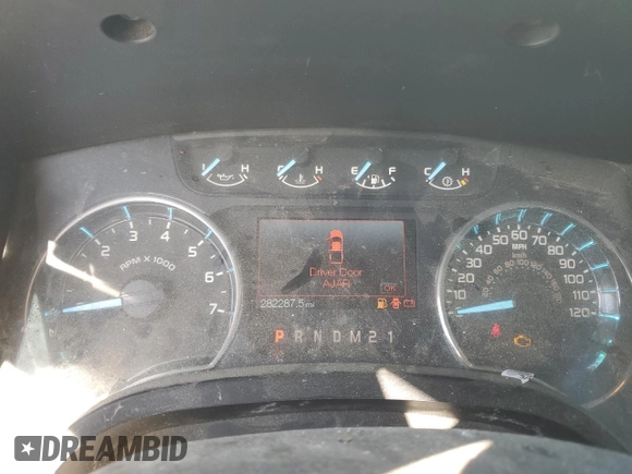 2011 Ford F-150 XL with VIN 1FTEX1EM3BFD41315, listed as a Copart auction lot 49990105 with 282,287 mi miles and Clean Title. Bid and sale history available at carsss.com. Image 9.